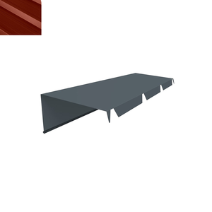 FAITAGE SUR MUR 2,10m 8012 ROUGE TUILE